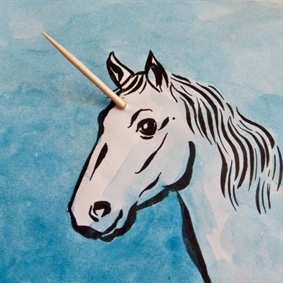 toothpick unicorn